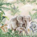 Safari Wallpaper for Children's Room