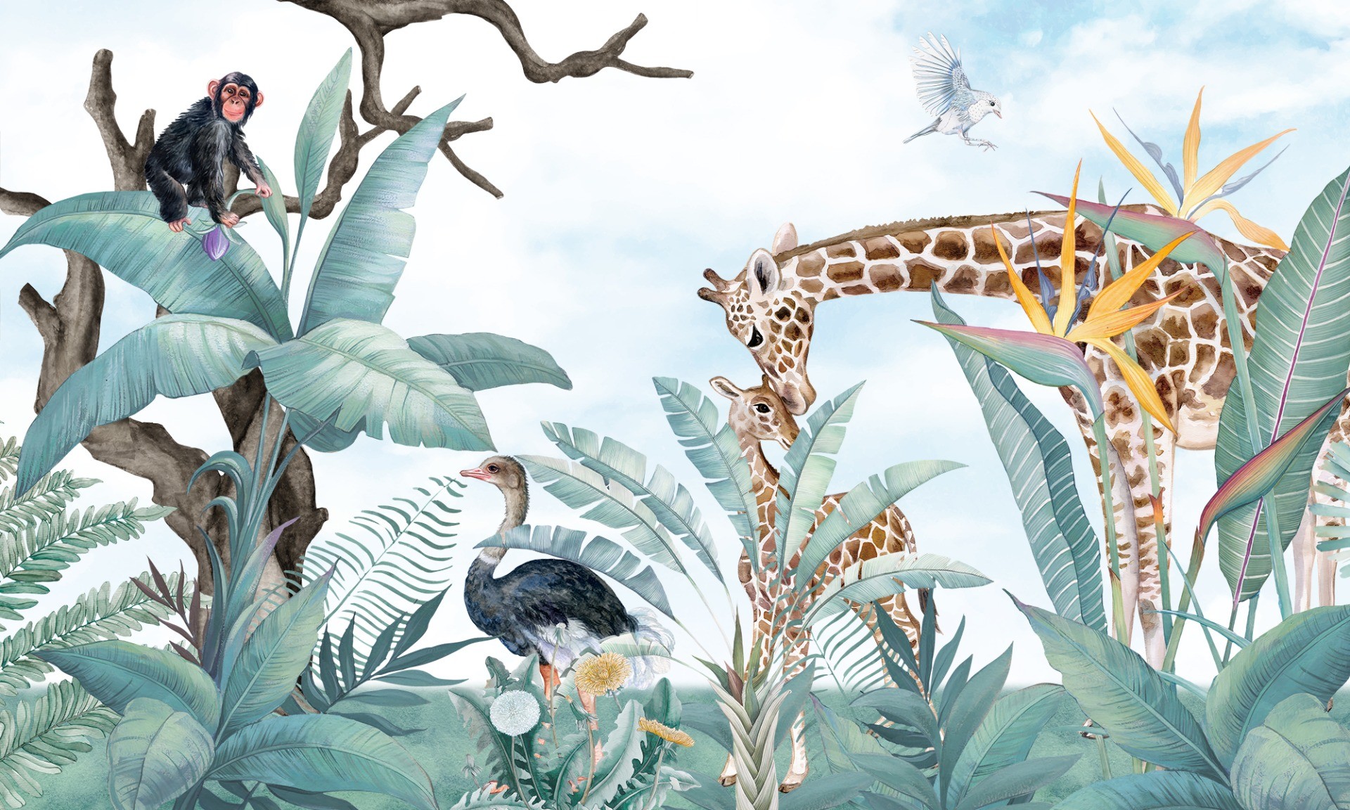 safari childrens wallpaper